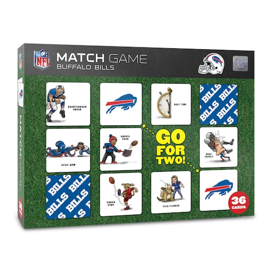 Buffalo Bills Licensed Memory Match Game